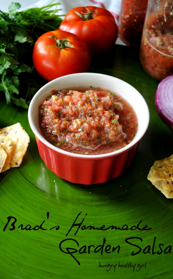 Brad's Homemade Garden Salsa Kim's Cravings