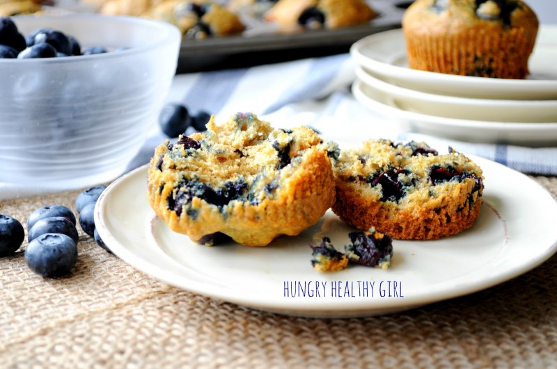 A skinny blueberry muffin that doesn't taste skinny!