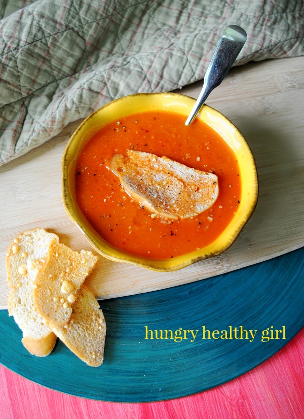 Garden Fresh Classic Tomato Soup- easy, tasty and bursting with nutrients! #vegan #glutenfree #healthy