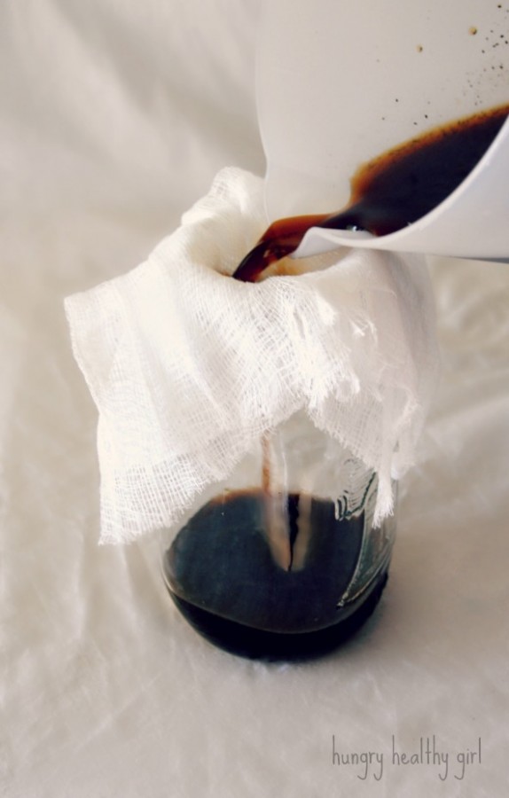 homemade cold-brew coffee- better than Starbucks and way cheaper!