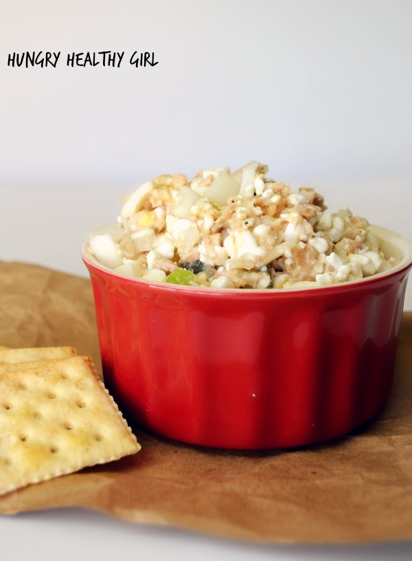 Classic Tuna Salad made healthier with cottage cheese