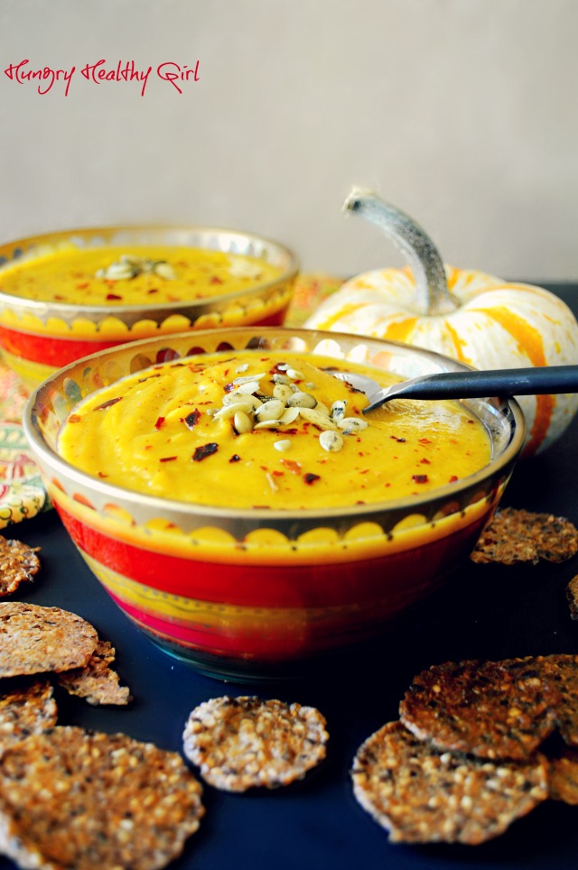 Autumn Squash Soup- A tasty soup with lovely Fall flavors!
