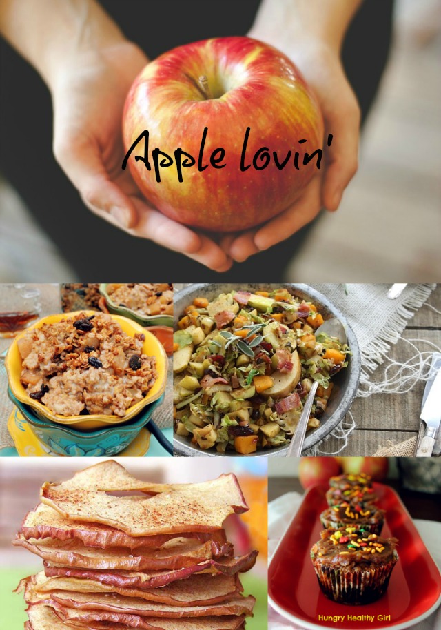 a roundup of healthy apple recipes