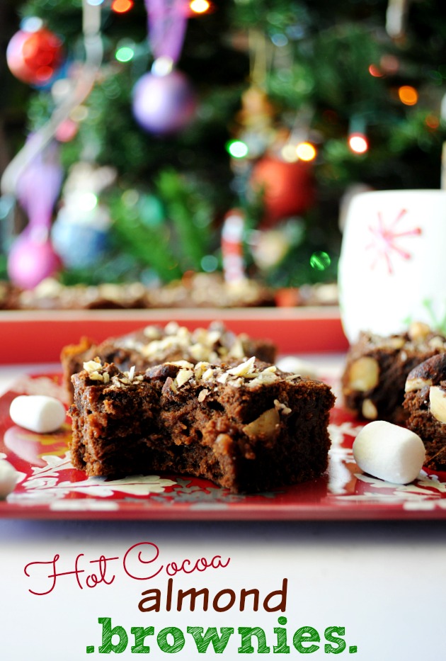 Hot Cocoa in the form of a chewy, chocolaty, delicious brownie... yes, please!