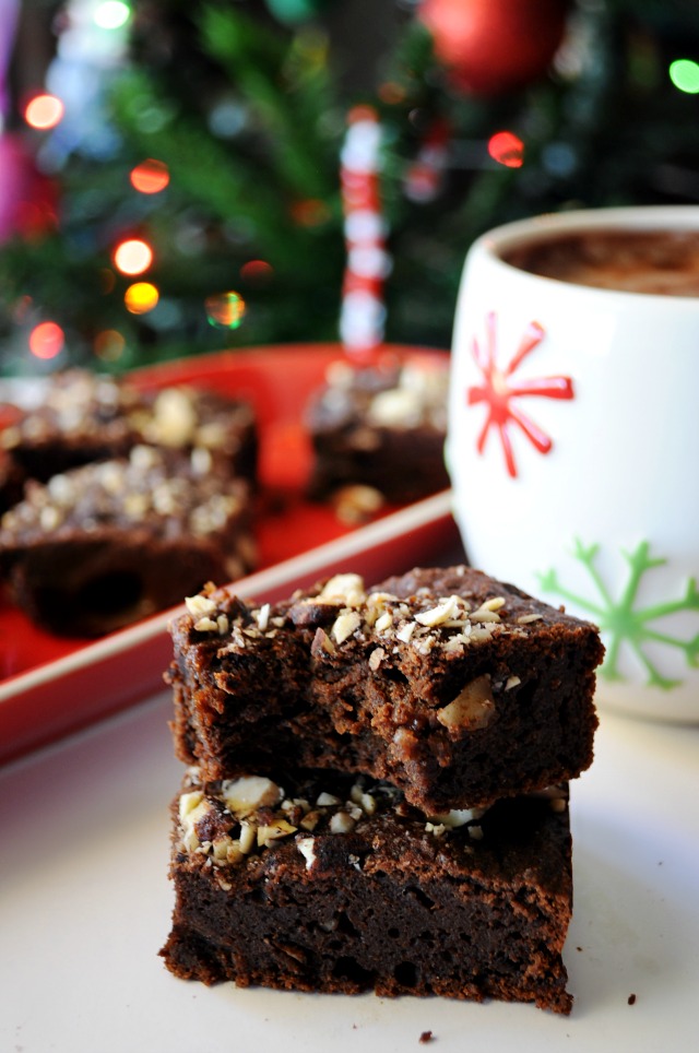 Hot Cocoa in the form of a chewy, chocolaty, delicious brownie... yes, please!