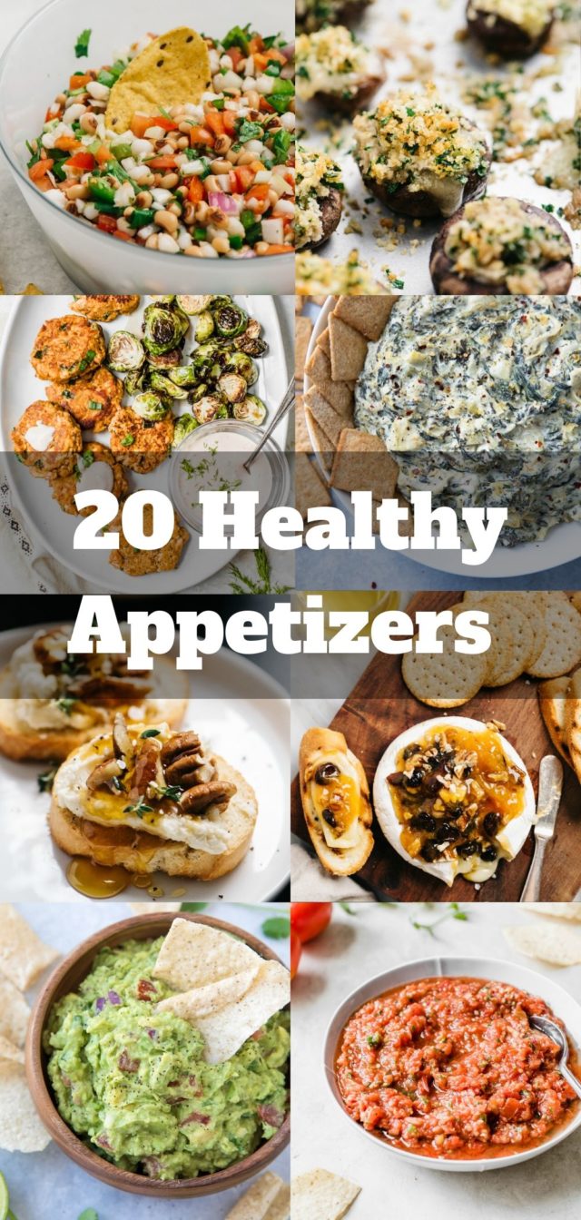 20 healthy appetizers for a dinner or party menu