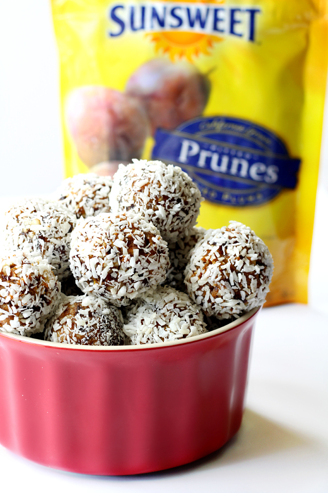 Prune Power Balls- loaded with antioxidants, fiber and flavor!