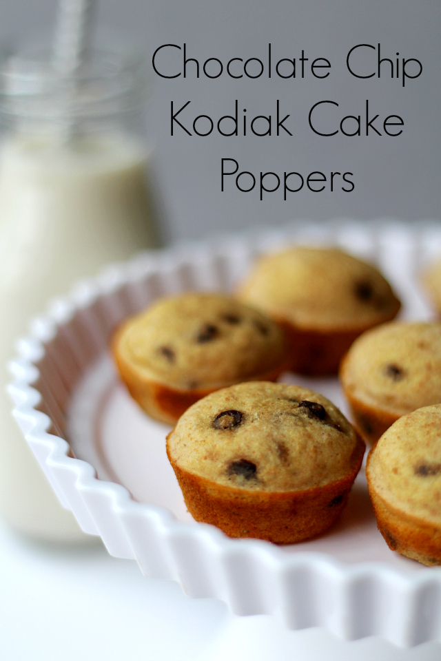 Chocolate Chip Pancake Poppers- your favorite pancake in cute, portable, mini popper form!