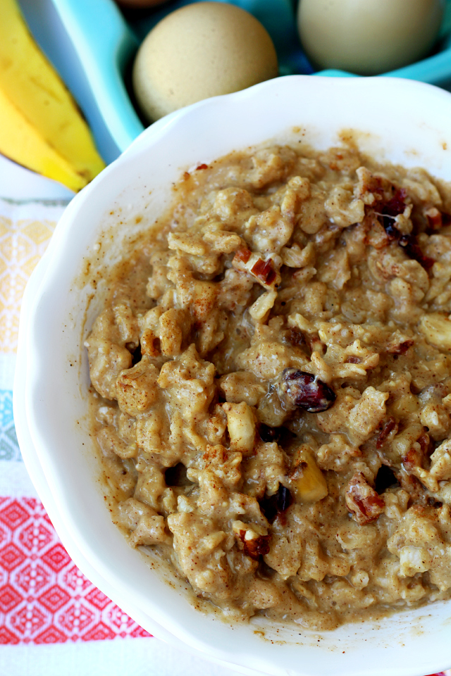 Banana Whipped Eggy Oatmeal- protein-packed oats with a lovely flavor and texture!