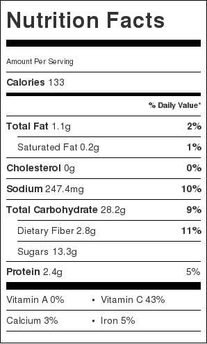 Nutritional info for slow cooker banana steel cut oatmeal