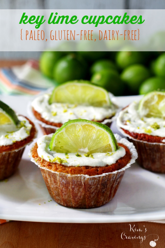 Key lime Cupcakes- the quintessential summer flavor in delicious paleo cupcakes! 