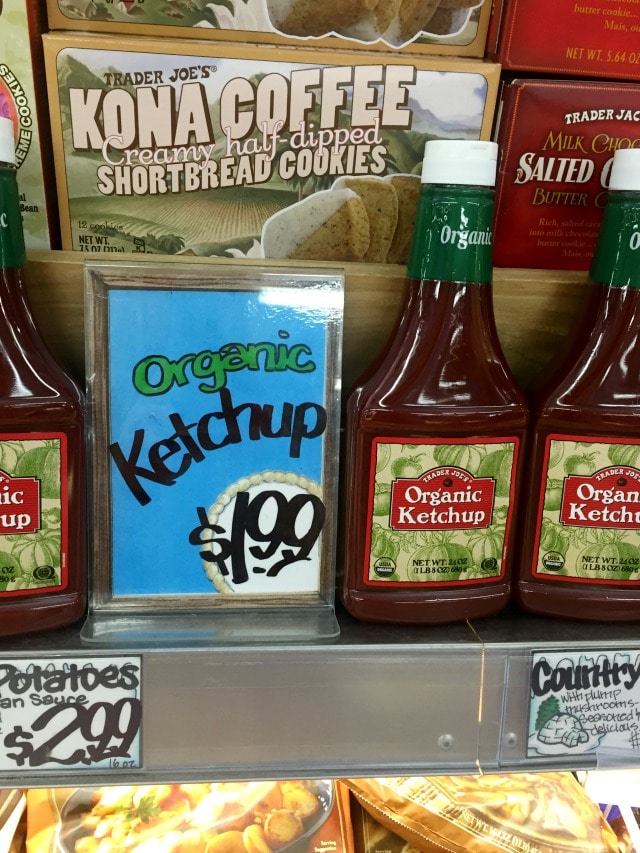 organic ketchup