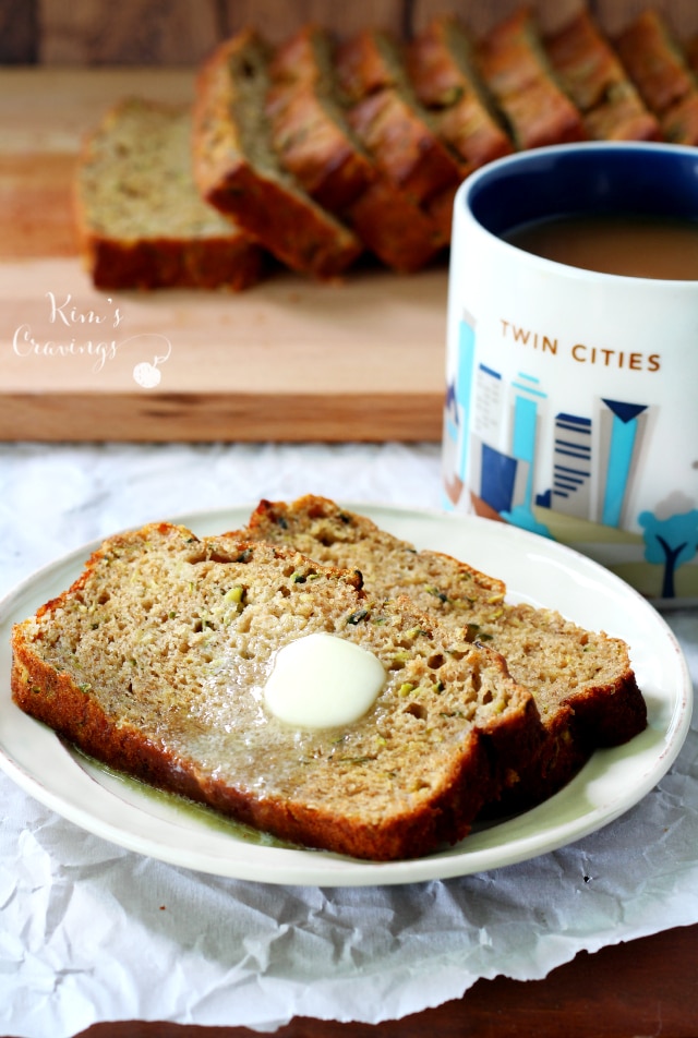 Uber-moist on the inside and slightly crunchy out the outside- this zucchini banana bread with protein is so scrumptious and packs a powerful punch of nutrition!