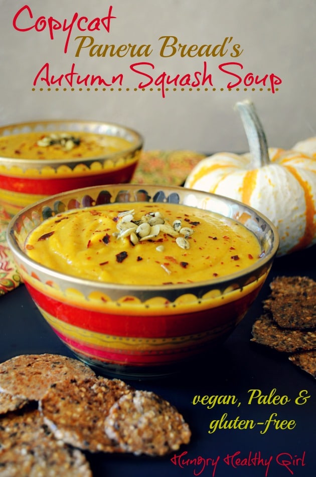 Autumn Squash Soup- A tasty soup with lovely Fall flavors!