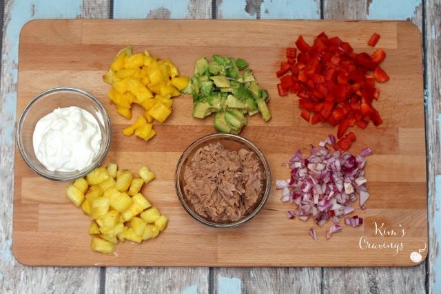 Mango, pineapple and avocado combine in this tropical tuna salad for a mouth-watering, refreshing flavor. 