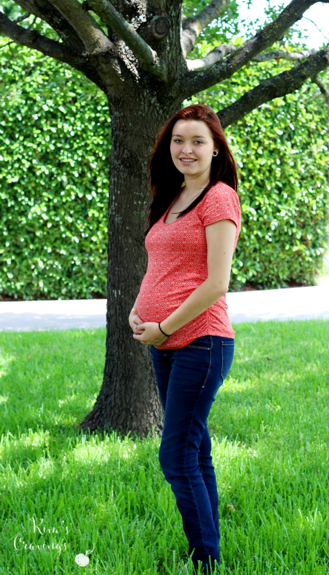 Alexis, 23 weeks pregnant with Baby Will
