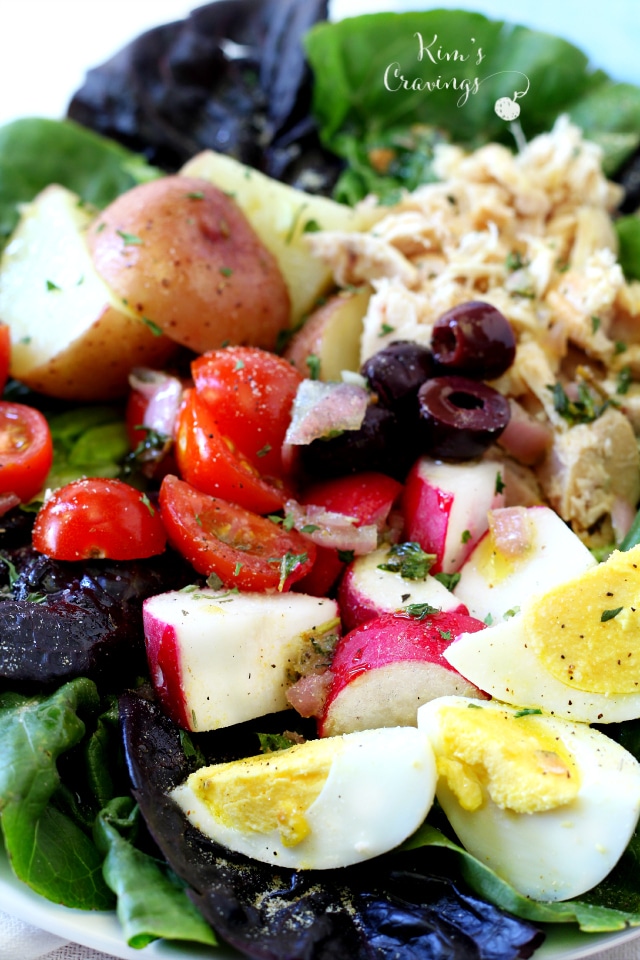 This salad is healthy and light, but has plenty of soul and has become my new favorite salad. The Niçoise Salad has truly become a regular in this household!