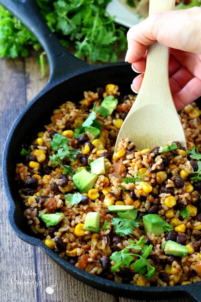 This 5 Ingredient Mexican Brown Rice might just be the simplest most flavorful rice dish you'll ever cook.