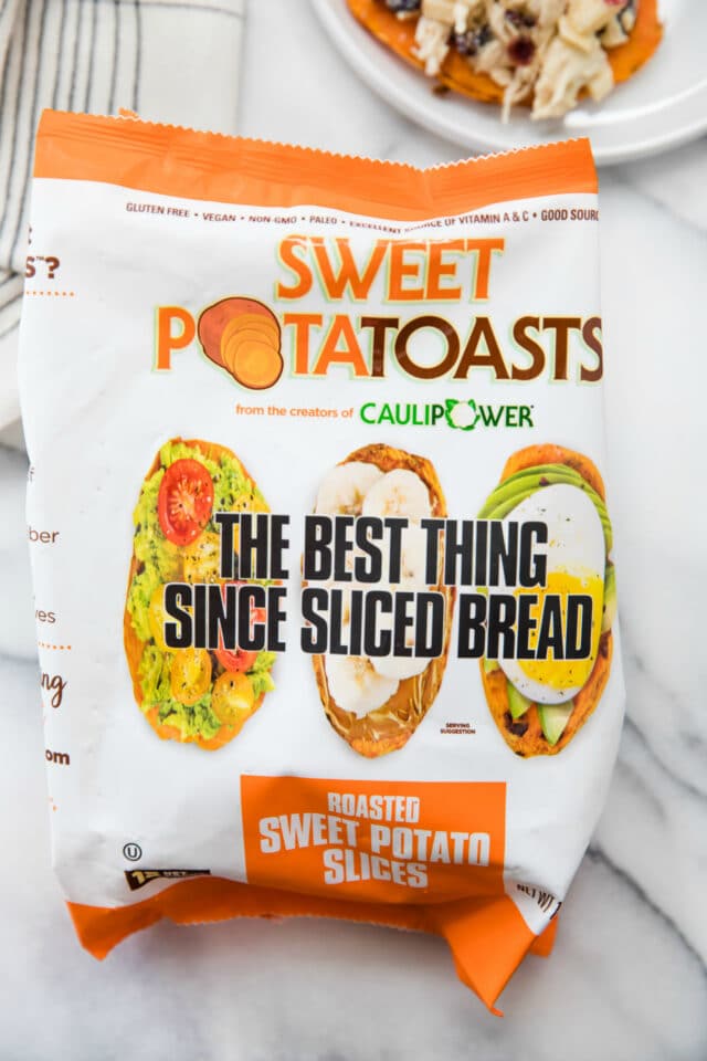 package of Sweet PotaTOASTS 