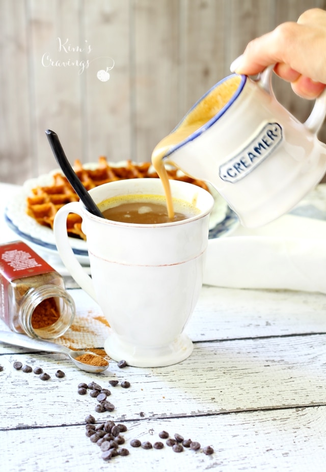 Before you drop a bunch of dough on the Pumpkin Spice Latte at Starbies, give this healthier pumpkin spice creamer a try! The better-for-you, dairy-free, paleo, gluten-free, vegan creamer is full of lovely Fall flavors, without all of that added junk.