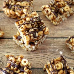 Gluten Free Cheerio Snack Bars are so simple and quick to throw together, with only 3 wholesome ingredients. Even better- there's no baking required. Beware, though, these snack bars are super addicting... betcha can't eat just one!