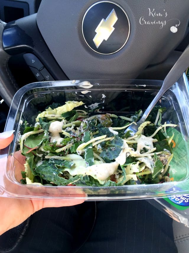 These Plant Powered Protein Salad Kits were delish