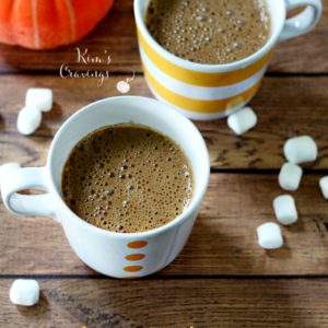 Warm up with a cozy mug of pumpkin spiced hot cocoa- a special surprise for your little ghosts and goblins after spending the evening trick-or-treating!