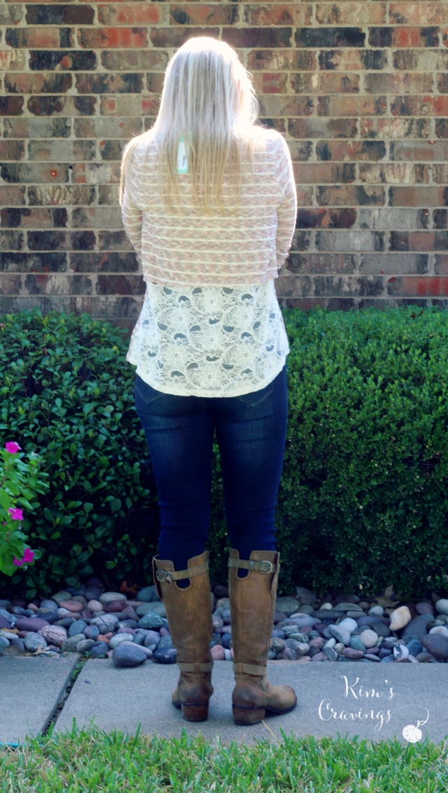 Tigard Lace Back Knit Top by Papermoon | X-Small | $58 for Stitch Fix