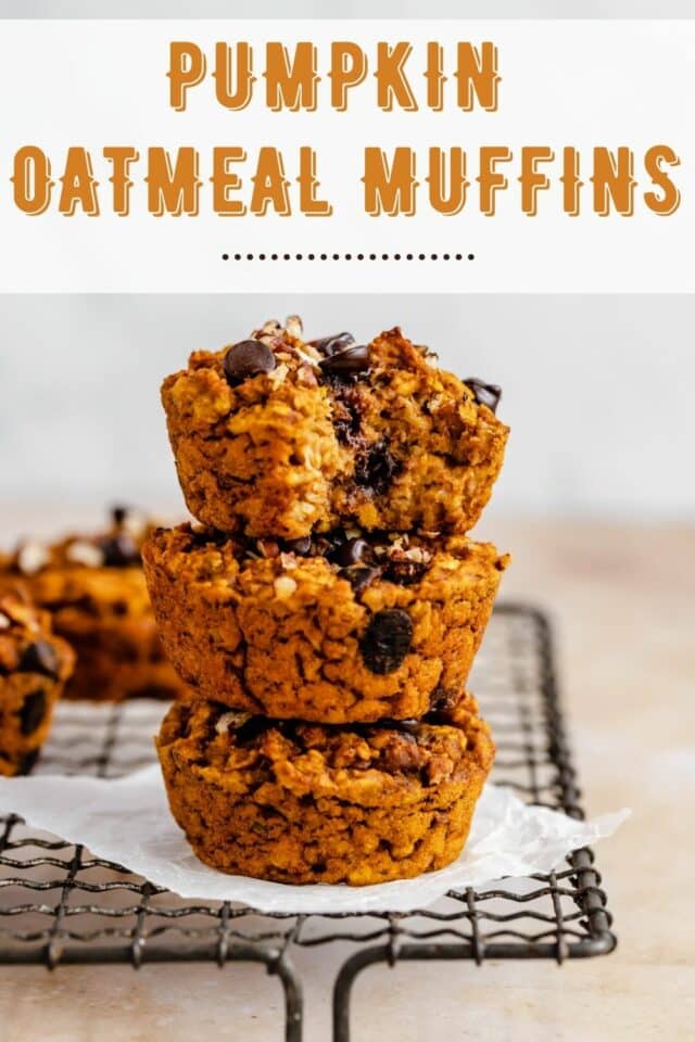 how to make Pumpkin Oatmeal Muffins