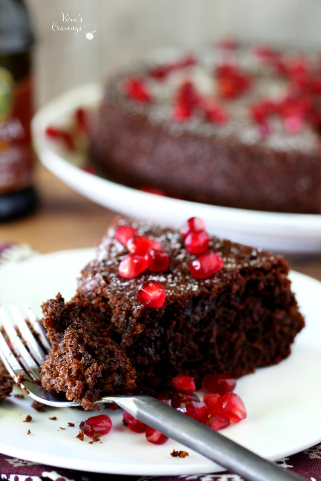Whole Wheat Chocolate Olive Oil Cake- rich, luscious and absolutely irresistible! Made healthier with whole wheat flour, Greek yogurt and extra virgin olive oil.