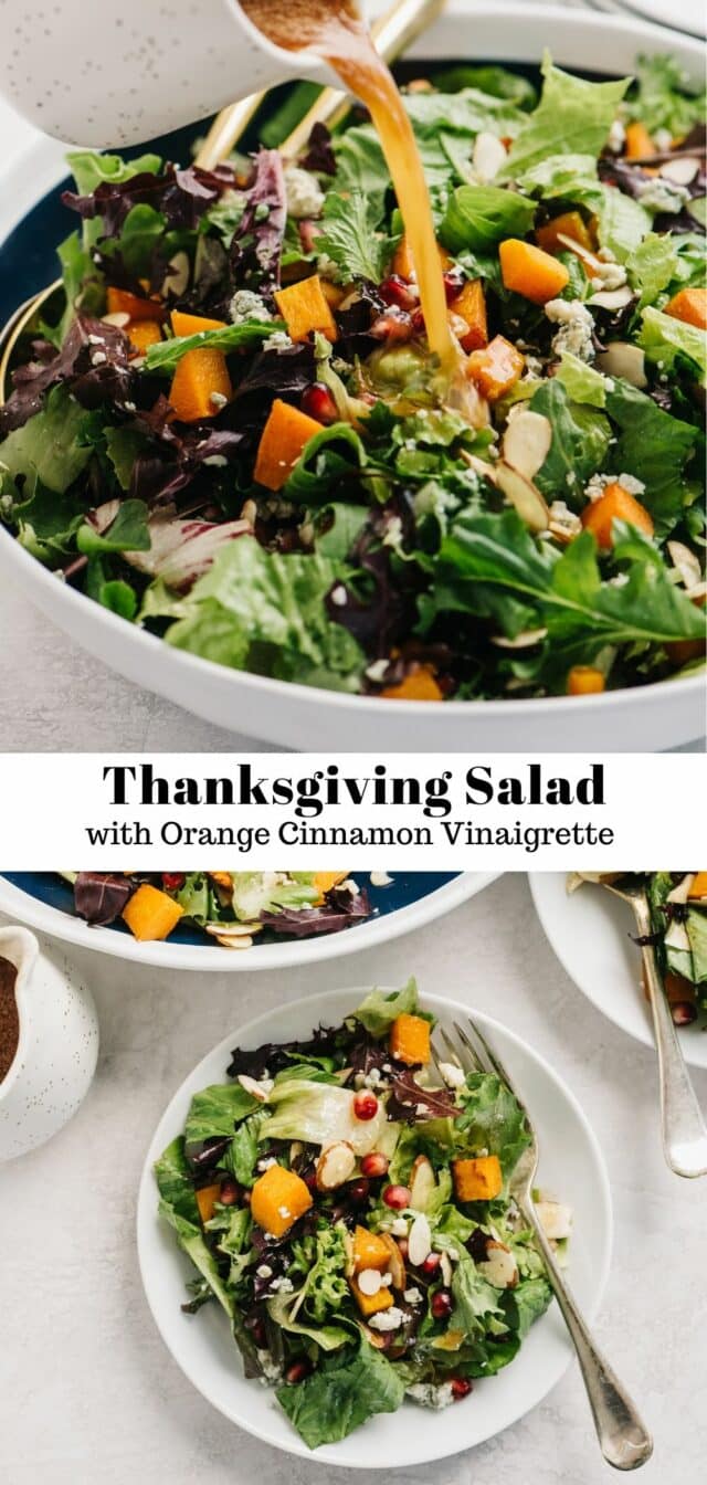 a simple salad to serve at Thanksgiving or any fall occasion