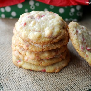 Peppermint Crunch Christmas Cookies- A cookie bursting with Christmas flavor!