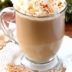 Chocolate Coffee Cocktail- a delicious mix of caffeine, dessert and danger! Whether you're entertaining over the holidays or just craving an extra special drink after dinner, this cozy spiked coffee is velvety, smooth and irresistible!
