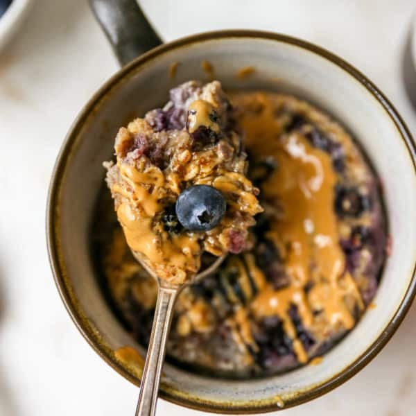 spoonful of microwave oatmeal