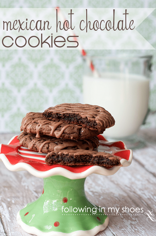 15 Cozy Hot Cocoa Dessert Recipes- Mexican Hot Chocolate Cookies