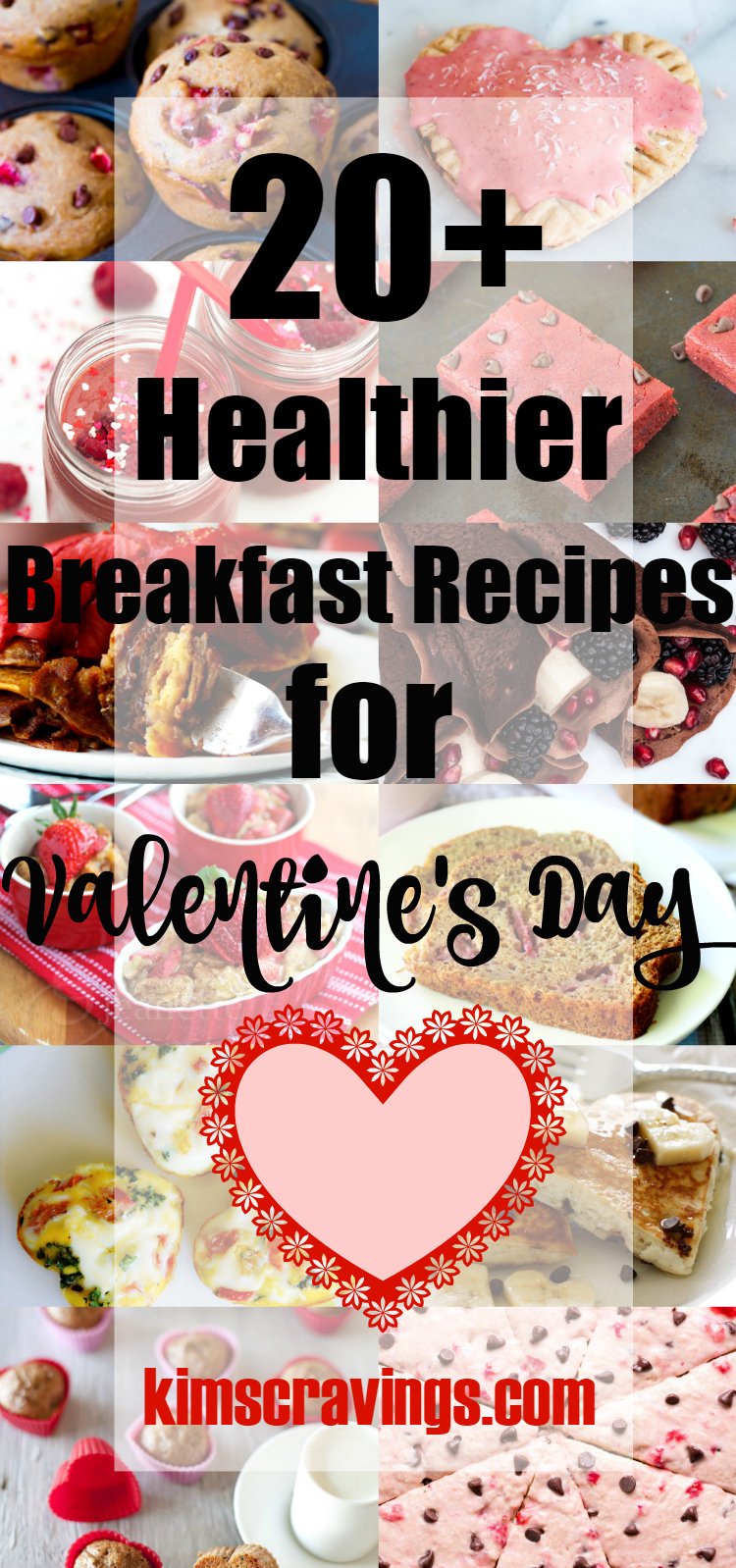 Nothing says "I love you" like breakfast in bed. Choose one... or maybe two treats from this round-up of 15 Healthier Breakfast Recipes for Valentine's Day and make your sweetie very happy!