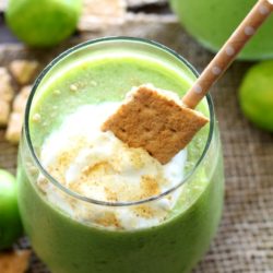 A light refreshing treat, this Key Lime Pie Smoothie is full of good-for-you ingredients and loaded with scrumptious key lime flavor!