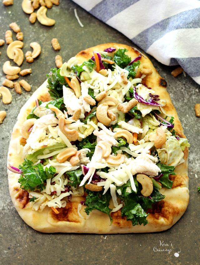 This easy Asian Sesame Naan Pizza is so simple to throw together, but has an amazing flavor that can't be denied!