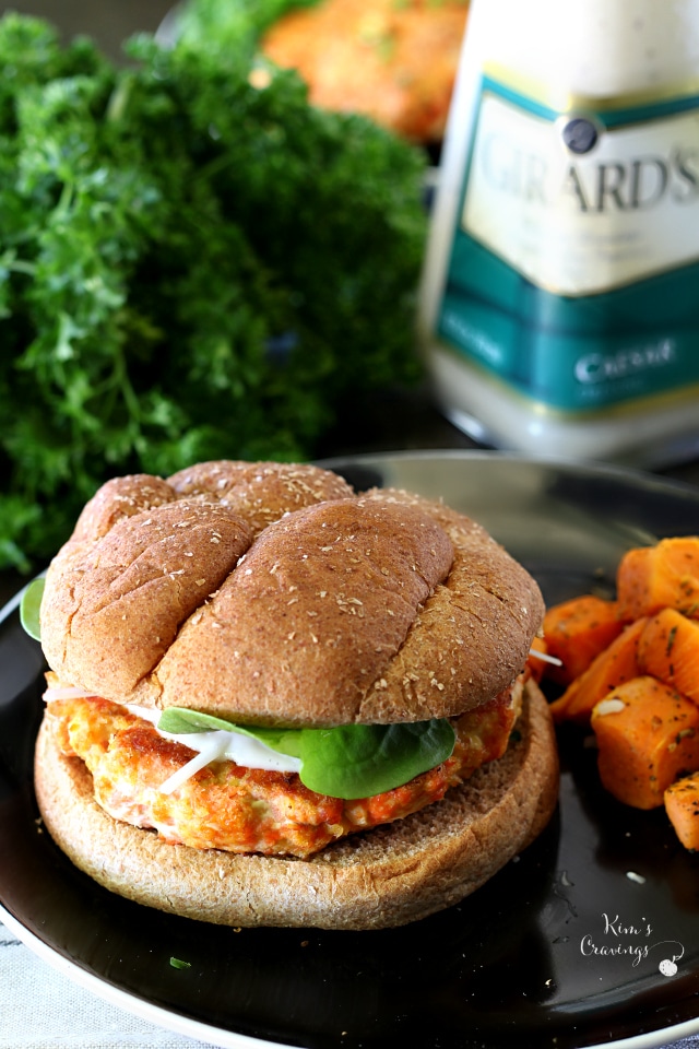 Caesar Salmon Burgers have all of the delicious classic flavors of my favorite salad in burger form!