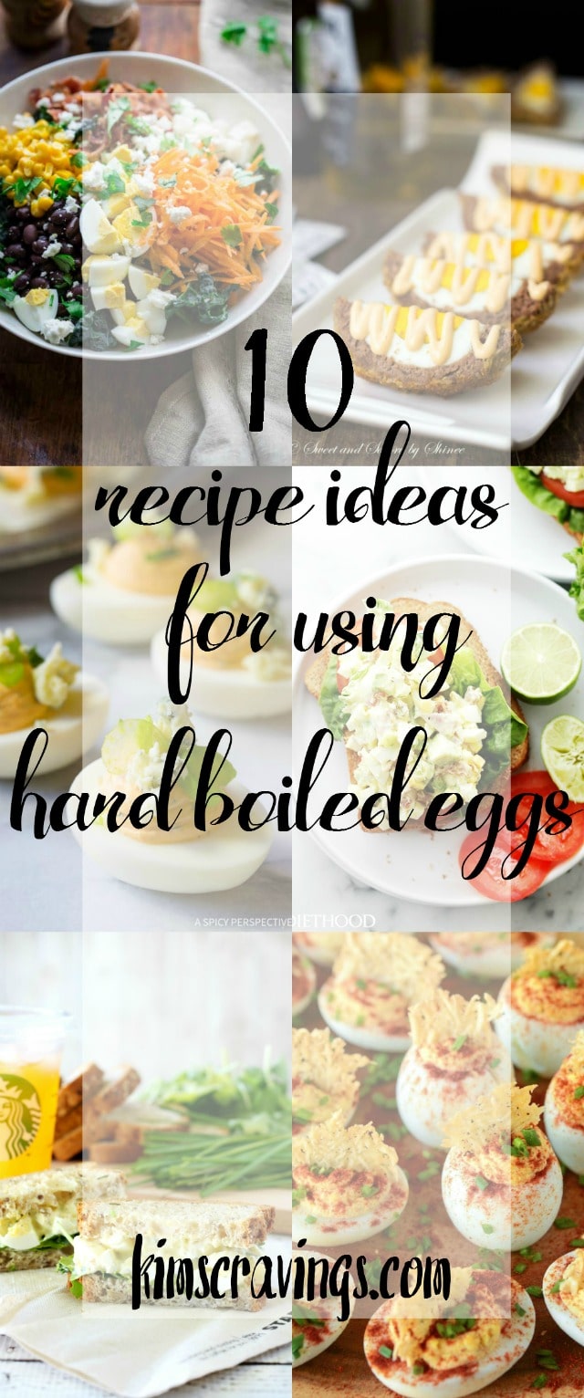 There are so many incredible hard boiled egg recipe ideas on Pinterest, which inspired me to share 10 Recipe Ideas for Using Hard Boiled Eggs.