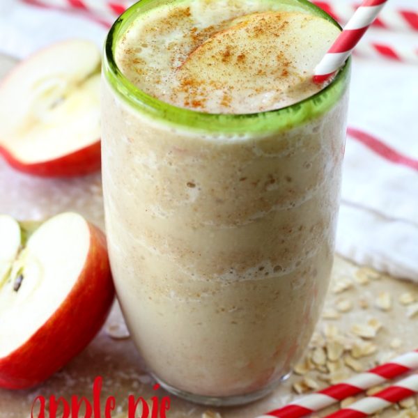 It's September and I think we can officially say it's apple season. What better way to celebrate than with this irresistible Apple Pie Protein Smoothie!