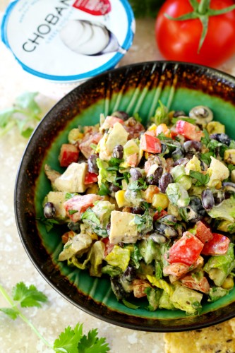 We're shaking things up and joining lean chicken and chopped romaine with zesty Tex-Mex inspired ingredients to create the most incredibly tasty Mexican Chopped Chicken Salad!