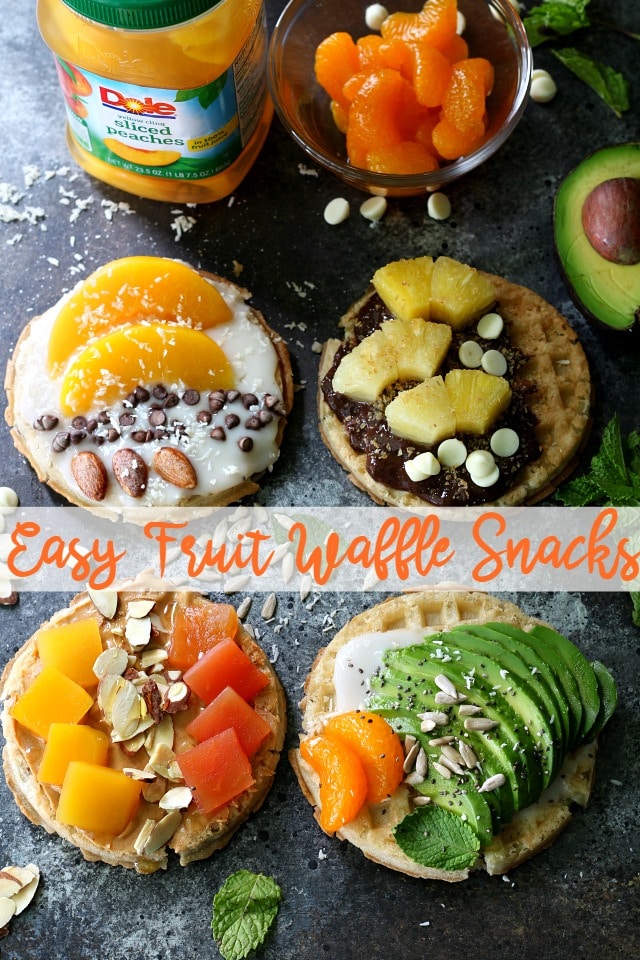 Easy Fruit Waffle Snacks are the perfect tasty treat when you're craving a little something sweet. So simple, delicious and quick!