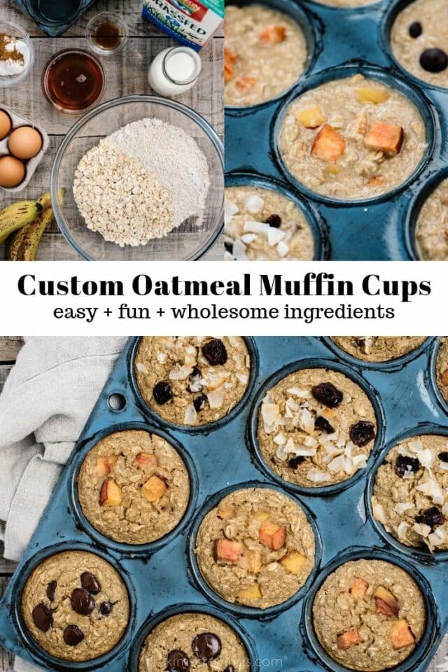 Healthy Customizable Oatmeal Muffins