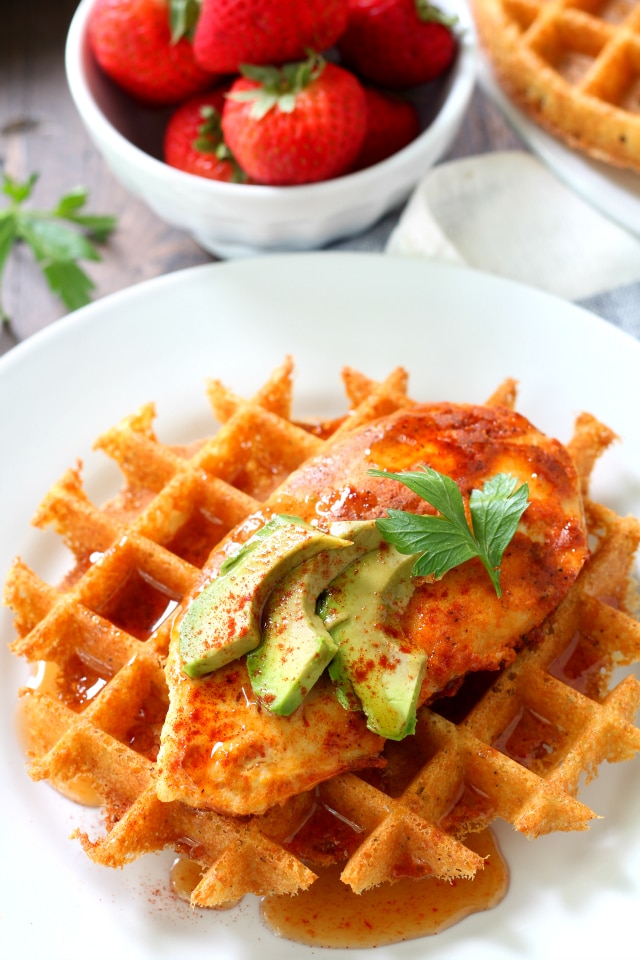 What is more delicious than a meal that includes chicken and mashed potatoes? One that includes Healthy Chicken and Mashed Potato Waffles, that's what!