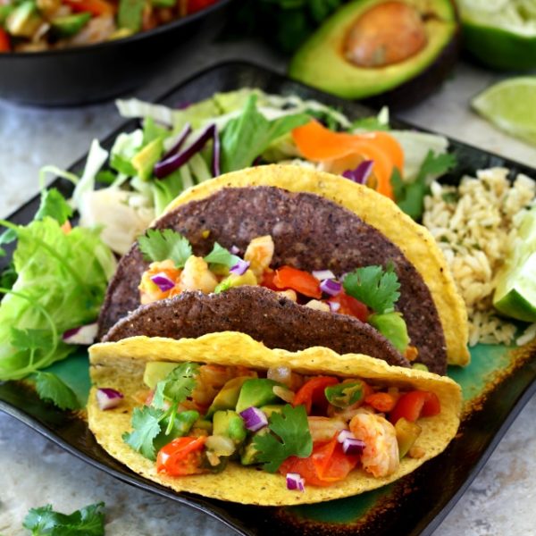 There are so many ways to enjoy this flavorful, guilt-free Shrimp Avocado Salsa. Serve it up as a dip with tortilla chips, stuff it in taco shells or cook it quesadilla-style!