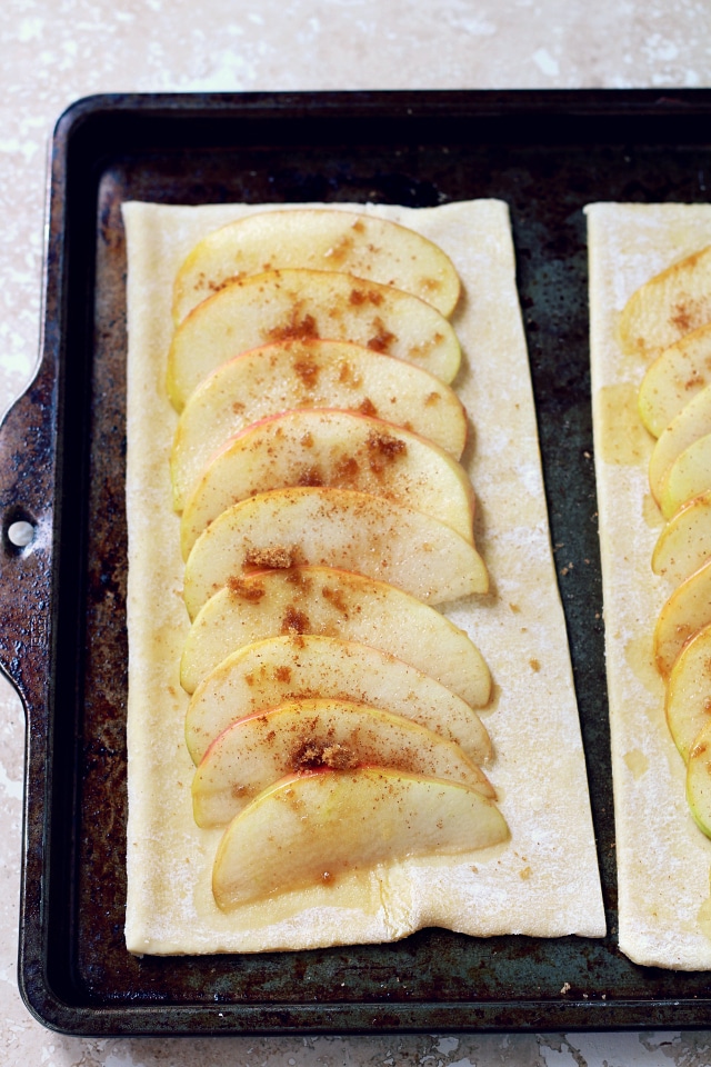 This Super Simple Puff Pastry Apple Tart could not be easier and bakes up so pretty, not even to mention how wonderfully delicious it tastes... it's honestly the perfect addition to your holiday dessert line-up!
