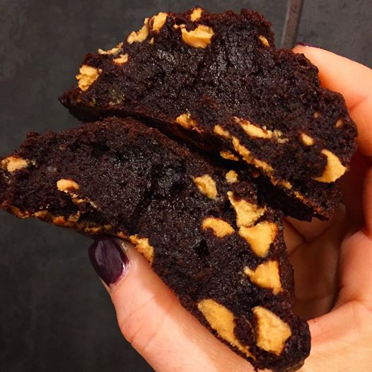 Dark Chocolate Peanut Butter Chip Cookie from Levain Bakery