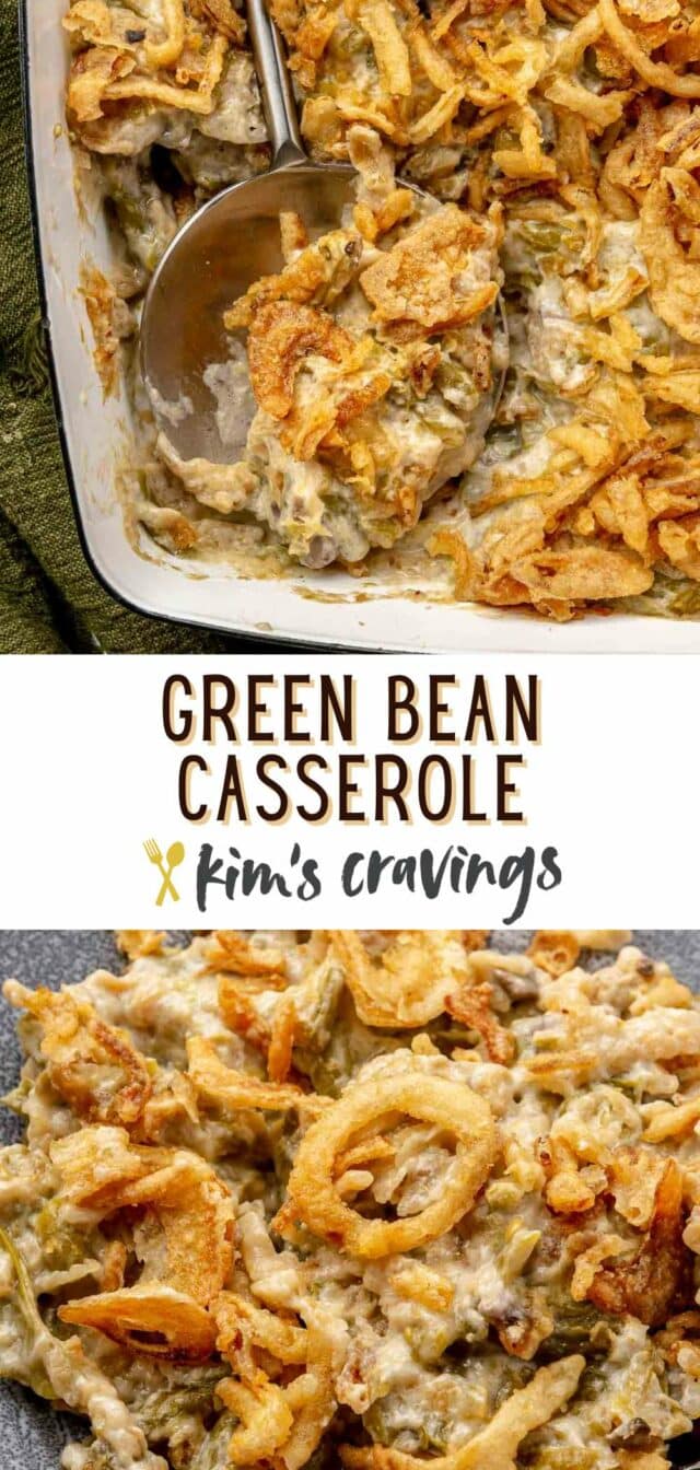 Grandma's Easy Green Bean Casserole - Kim's Cravings