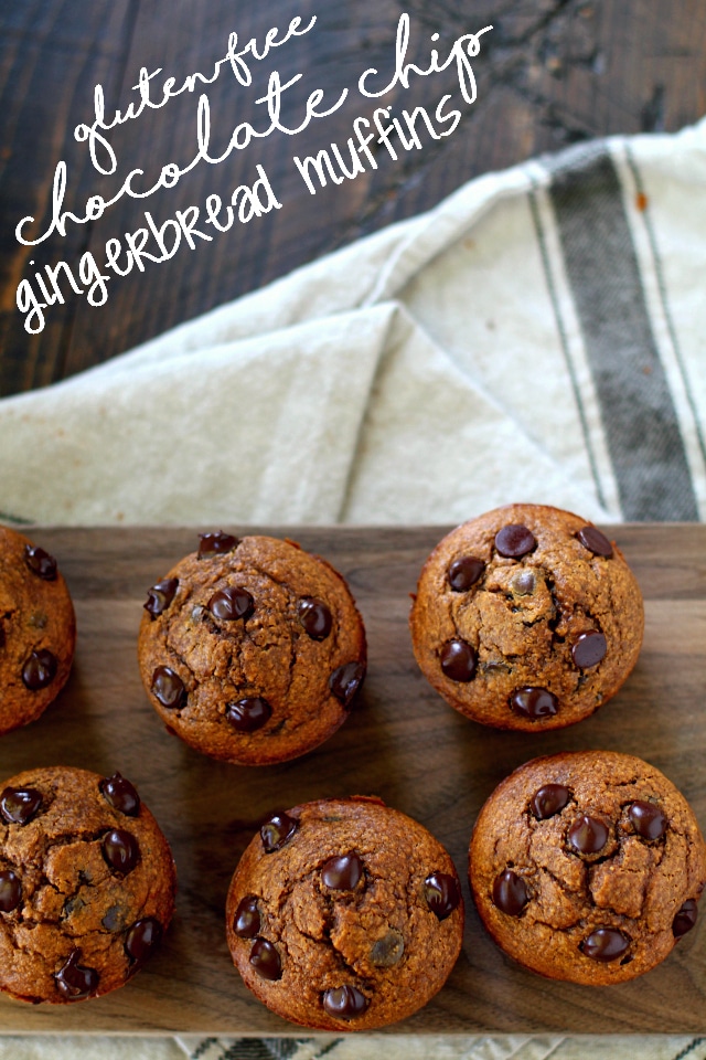 These cozy Gluten-Free Chocolate Chip Gingerbread Muffins, bursting with warm gingerbread flavor and studded with sweet chocolate chips, are truly the epitome of Christmas morning yumminess!